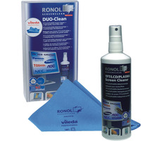 Ronol TFT|LCD Cleaner Duo Clean 250ml + ściereczka z mikrofibry Vileda