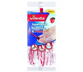 Vileda Nasadka wymienna do mopów Supermocio z mikrofibry i Power / odpowiednia do twardych podłóg
