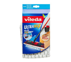Zamiennik mopa Vileda Ultramax Mikrofibra 2 w 1 / mikrofibra / odpowiedni do wszystkich rodzajów twardych podłóg