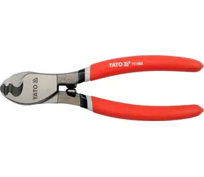 YATO Szczypce rozłupujące boczne / Długość 160 mm / Max. grubość cięcia 6 mm / CrV-50 / Twardość 55-60 HRC