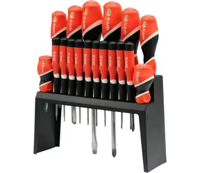 Zestaw wkrętaków YATO / płaskich | Krzyż | TORX / magnetyczne / S2 / 58 HRC / 18 szt