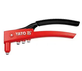 Ręczne szczypce do nitowania YATO 280mm / Długość 280 mm / CrV / Wymiar nitu 2,4 | 3.2 | 4 | 4,8 mm
