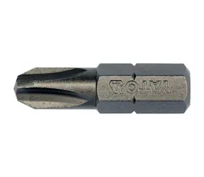 Bit krzyżowy YATO PH3 / Rozmiar 1|4” / Długość 25mm / ASI S2 / 10szt