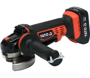 YATO YT-82826 / Akumulatorowa szlifierka kątowa / 125 mm / 18V / 2.0Ah / 10.000 obr./min / M14