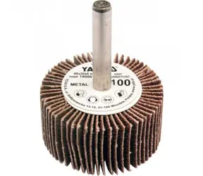YATO Ściernica listkowa / promieniowa 40x20 mm / średnica trzpienia 6 mm / ziarnistość 80
