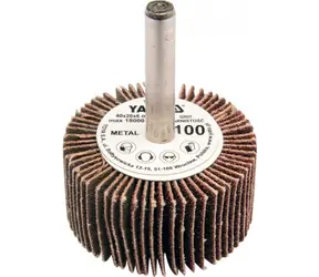 YATO Ściernica listkowa / promieniowa 40x20 mm / średnica trzpienia 6 mm / ziarnistość 100