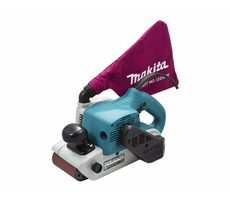Makita 9403J / Szlifierka taśmowa / 1200W / Powierzchnia szlifowania 100 mm / Prędkość 500 m-min / Systainer 