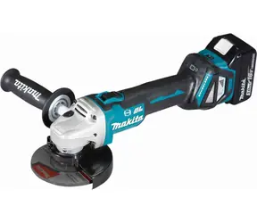 Makita DGA513RTJ / Akumulatorowa szlifierka kątowa / 18V / 2x5,0Ah / Średnica 125 mm / 8500 obr./min