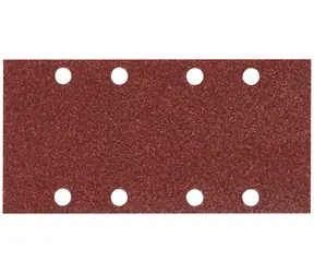 Makita P-31837 / Papier ścierny do drewna | metal | kamień / ziarnistość 40 / wymiary 93x228 mm / 8 otworów / 10 szt.
