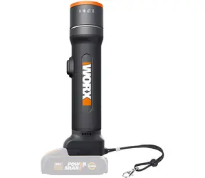 WORX WX027.9 / Latarka LED akumulatorowa 4 w 1 / 20 V / 120 - 510 lm / głowica obrotowa / bez akumulatora