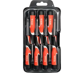 YATO YT-25863 Zestaw wkrętaków precyzyjnych 7 szt. / Płaski 2 i 3 mm | PH00 | PH0 | T5 | T6 | T7