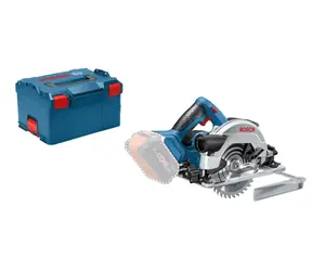 BOSCH GKS 18V-57G / Pilarka tarczowa akumulatorowa / 18V / 3400 obr/min / średnica 165mm / głębokość cięcia 57mm / bez akumulatora i ładowarki