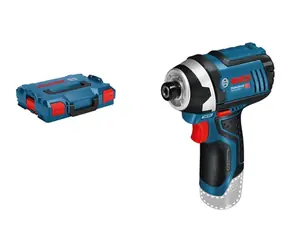 BOSCH GDR 12V-105 / Klucz udarowy akumulatorowy / 10,8V / Sześciokąt 1|4" / 2600 obr./min / 3100 uderzeń-min / 105Nm / L-Boxx / bez akumulatora