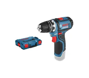 BOSCH 06019F6002 GSR 12V-15 FC / Wiertarko-wkrętarka akumulatorowa / 12V / uchwyt 10mm / 1300 obr./min / 30 Nm / L-Boxx / bez akumulatora