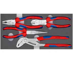 Zestaw szczypiec Knipex „Basic Chrome” 002001V17 