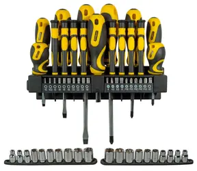 Stanley STHT0-62143 Zestaw wkrętaków - bity 1|4" - nakrętki 1|4" (57 szt.)