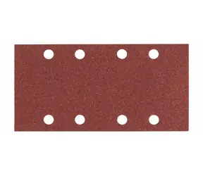 BOSCH Expert C430 2608605304 / Zestaw papierów ściernych do drewna i farby z otworami / Ziarnistość 80 / 93x186mm / 8 otworów / 10 szt.