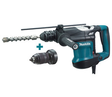 Makita HR3210FCT / Młot do wiercenia i kucia / 850W / 630 obr./min / 3300 uderzeń-min / 4,9J / SDS- PLUS