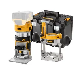 DeWalt DCW604NT / Frezarka akumulatorowa z osprzętem / 18V / Mocowanie wału 8mm / Bez akumulatora