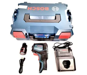 BOSCH GIS 1000 C / Termometr akumulatorowy / 12V / 1,5Ah / Zakres pomiarowy -40-1000°C / Dokładność pomiaru +- 1°C