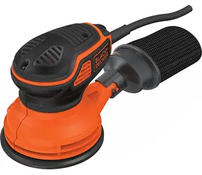 Black&Decker KA199 / Szlifierka mimośrodowa / 240W / Średnica 125 mm / 13 000 obr./min / 14 000 oscylacji-min / wychylenie 1,5 mm
