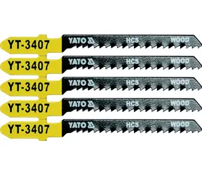 YATO Brzeszczot do piły prostoliniowej 75 mm do drewna TPI13 5 szt