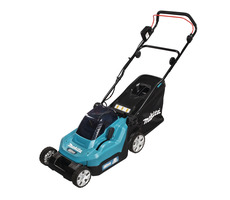 Makita DLM382Z / Kosiarka akumulatorowa / 2x18V / do 560 m2 / szerokość 38 cm / kosz 40 l / bez akumulatora