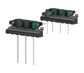 Wera 467|7 TORX HF Set 1 / Zestaw wkrętaków TORX z uchwytem krzyżowym i funkcją przytrzymywania