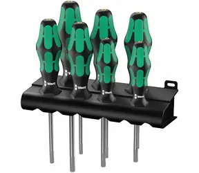 Wera 367|7 Zestaw wkrętaków TORX HF / Kraftform PLUS z funkcją przytrzymywania + stojak