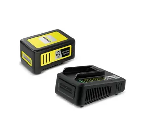 Kit startowy Kärcher - akumulator 18V I 5Ah i szybka ładowarka / do urządzenia zasilanego akumulatorowo 18V / wyświetlacz LCD