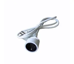 Przedłużacz Solight - złącze 1 gniazdo 2m biały / 3 x 1mm2