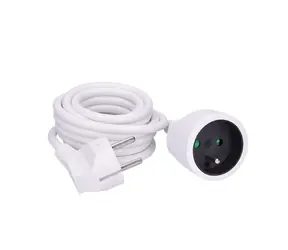 Przedłużacz Solight - złącze 1 gniazdo 3M biały / 3 x 1mm2