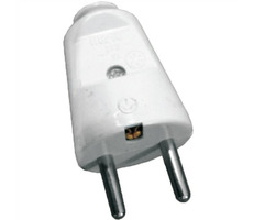 Wtyczka Solight prosta IP20 biała