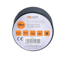 Taśma izolacyjna Solight AP05C 25mm x 0,13mm x 10m czarna
