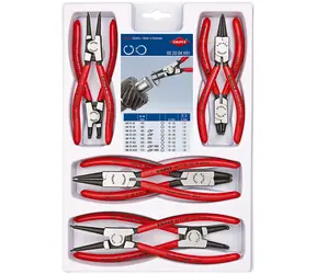 Knipex 00 20 04 V01 Zestaw szczypiec do pierścieni zabezpieczających 8-częściowy