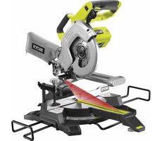 Ryobi R18MS216-0 / Piła ukosowa z posuwem / 18 V / Średnica tarczy 216 mm / 3200 obr./min 