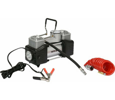 YATO YT-73462 / Kompresor samochodowy z lampą LED / 250W / DC 12-13,8V / 150 PSI / 60l-m