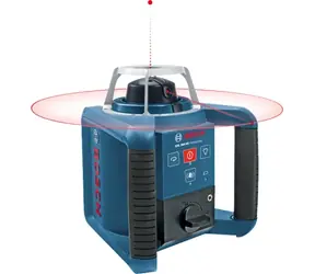 BOSCH GRL 300 HV / Laser rotacyjny / zasięg do 60m / zasięg 300m / dokładność +-3,0mm - 30m / samopoziomowanie / IP54 