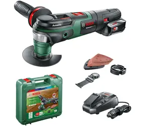 BOSCH AdvancedMulti 18 / Narzędzie wielofunkcyjne bezprzewodowe / 18 V / 2,5 Ah / Li ION / 20000 obr./min / Oscylacja 2,8°