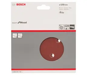 BOSCH C430 Best for Wood and Paint 2608605720 / Papier ścierny / Ziarnistość 120 / 150 mm / Perforacje: 6 / 5 szt