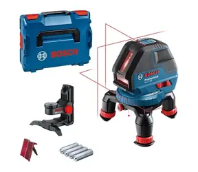 BOSCH GLL 3-50 Professional 0601063802 / Laser liniowy / do 10 m / IP 54 / 4X 1,5 V LR6 (AA) 