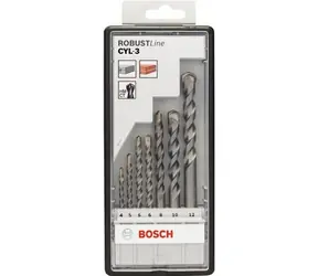 BOSCH 2607010545 / zestaw wierteł do betonu Robust Line CYL-3 / 7-częściowy 