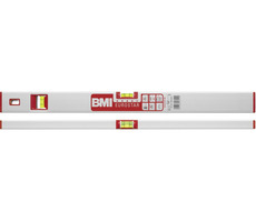 BMI 690060E Eurostar 60 cm / poziomica aluminiowa / Długość: 60 cm / Dokładność: 0,5 mm-m / Liczba libelek: 2