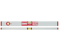 BMI 694060EM Alustar 60 cm / poziomica aluminiowa z magnesami / Długość: 60 cm / Dokładność: 0,5 mm-m / Liczba poziomów: 2