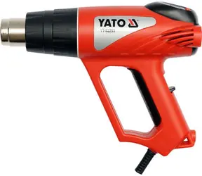 YATO YT-82293 / Opalarka z akcesoriami / 2000W / Temperatura 50-600°C / Przepływ powietrza 300-500 L-min / LCD