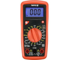 YATO YT-73081 / Multimetr cyfrowy / AC 0-600V / DC 0-600V / DC 0-10A 