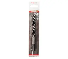 BOSCH 2608596309 / Wiertło kręte standardowe do drewna / Wymiary 12 x 96 x 151 mm / 1 szt.
