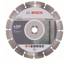 BOSCH 2608602200 / Tarcza diamentowa do cięcia / Średnica 230 x 22,23 mm / Szerokość cięcia 2,3 mm