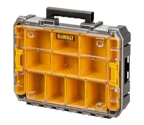 Organizator DeWalt DWST82968-1 TSTAK / IP54 / Pojemność: 7,8 L / Wymiary: 440x119x332 mm