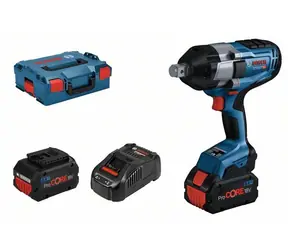 BOSCH GDS 18V-1050 H Professional - 2x8,0 Ah / Zakrętarka udarowa akumulatorowa / 18V / do 1750 obr./min / do 2600 uderzeń-min / L-BOXX
